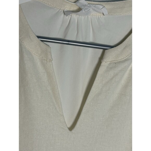 New Adyson Parker Linen Blend Midi Dress Belted XL Lined Cottagecore Beach - Picture 9 of 14